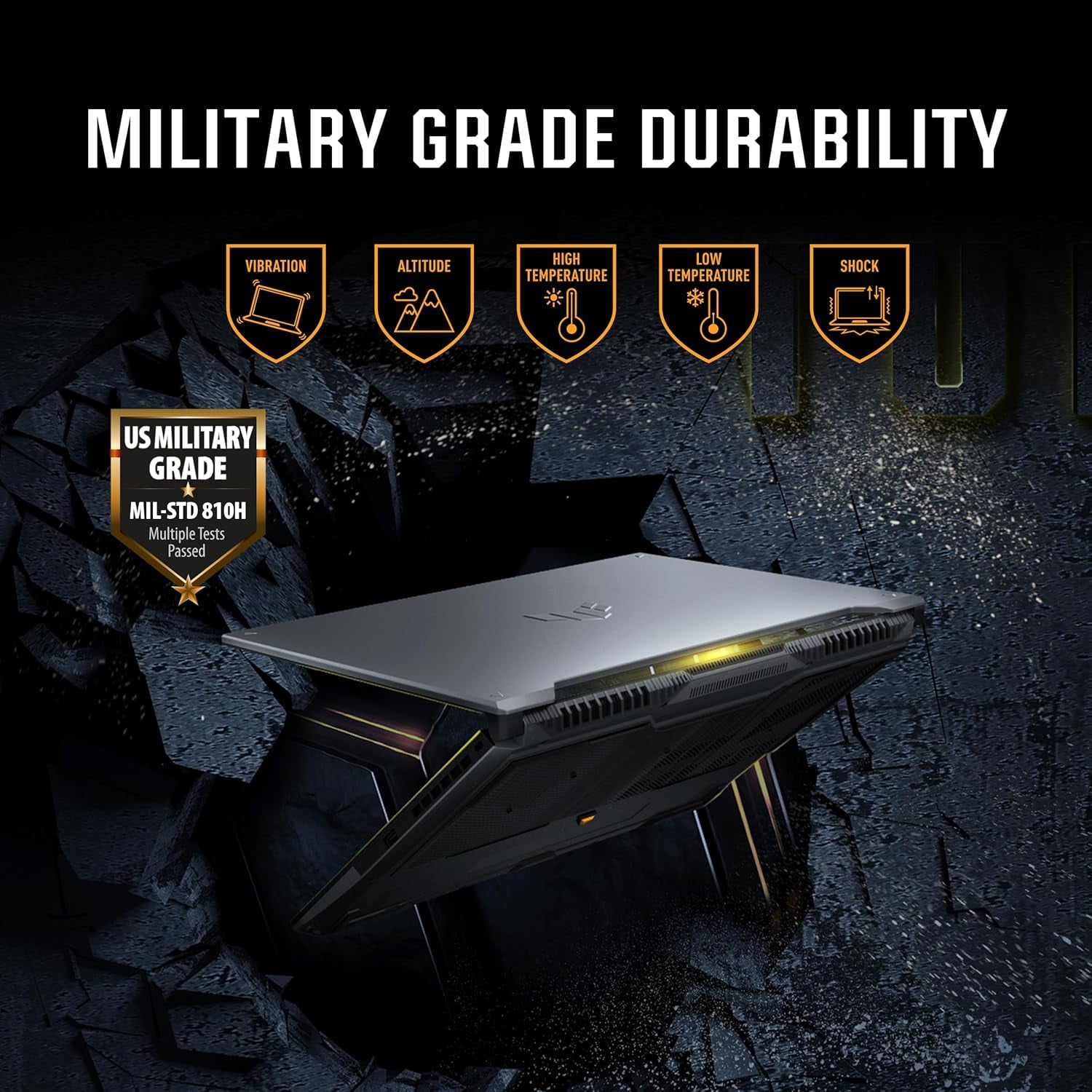 ASUS TUF506HM-ES76 Gaming Laptop, Core i7-11800H, 15.6in FHD IPS