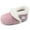 Soft Pink, variant on Toddler Suede Slippers - Non-Slip, Soft Fleece-Lined – Tan, 18-24 Months