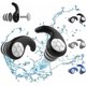 thumbnail image 1 of Tapones para los oídos de natación impermeables para adultos: 3 pares de tapones para los oídos de natación de silicona suave reutilizables, 1 of 5