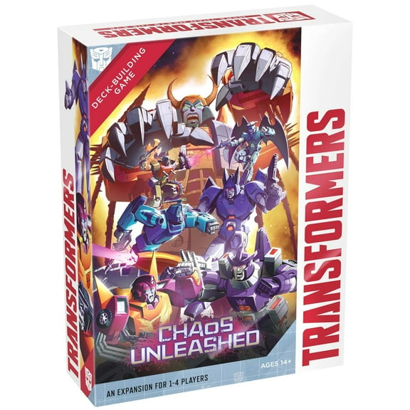 Renegade Game Studios: Transformers: Deck-Building Game: Chaos Unleashed - Expansion, New Characters, 2 Modes Of Play, Ages 14 , 1-4 Players, 90 Min