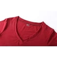 thumbnail image 3 of Women's Capri Pajama Sets Plus Size Sleepwear 2 Piece Ladies Sleep Set,Wind Red, 3 of 5