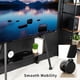 thumbnail image 3 of Soporte para TV VIVO Rolling Artistic, 49-75 pulgadas, LED LCD, negro, 3 of 8