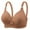 Khaki, variant on ZKCCNUK Plus Size Bras for Women Printing Gathered Together Large Size Daily Bra Underwear No Rims Everyday Bras Size XS-4XL