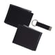 thumbnail image 2 of Set de tarjeteros minimalistas Calvin Klein de piel negra, 2 of 7
