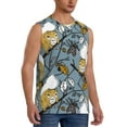 thumbnail image 2 of Balery Squirrel And Leaves Men's Sleeveless Muscle Shirts Workout Tank Top, Moisture Wicking, Odor Protection-3X-Large, 2 of 8