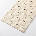 thumbnail image 3 of Sm:)e Beige Ghost Halloween Table Runner 13x90 Inch, Soft Plush Faux Fur Mantel Kitchen Dining Table Decor, Halloween Home Party Decor, 3 of 6