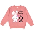 thumbnail image 2 of Inktastic Somebunny is Two-second Birthday Bunny Toddler Sweatshirt, 2 of 4