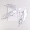 thumbnail image 4 of 80 Pieces Silver Feathers for Craft Wedding Home Party Decorations, 6-8 Inches Silver Craft Feathers, 4 of 7