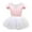 Pink 05, variant on IROINNID Toddler Girl's Ballet Leotards with Skirt Dance Dresses Tutu Soild Color Ballerina Outfit