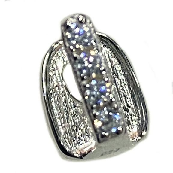 Real Solid 925 Sterling Silver Gap Grillz Top Or Bottom Teeth Iced One Single Tooth Bling Grills