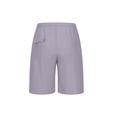 thumbnail image 5 of Amzcrzy Mens Shorts with Pockets Comfy Knee Length Straight Leg Workout Shorts Casual Solid Color Quick Dry Athletic Shorts for Men Drawstring Waist Running Shorts Purple XL, 5 of 7