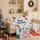 thumbnail image 1 of Manta de franela con estampado navideño, cómoda y suave, ideal para el sofá del dormitorio, decoración navideña, 130 x 100 cm., 1 of 7