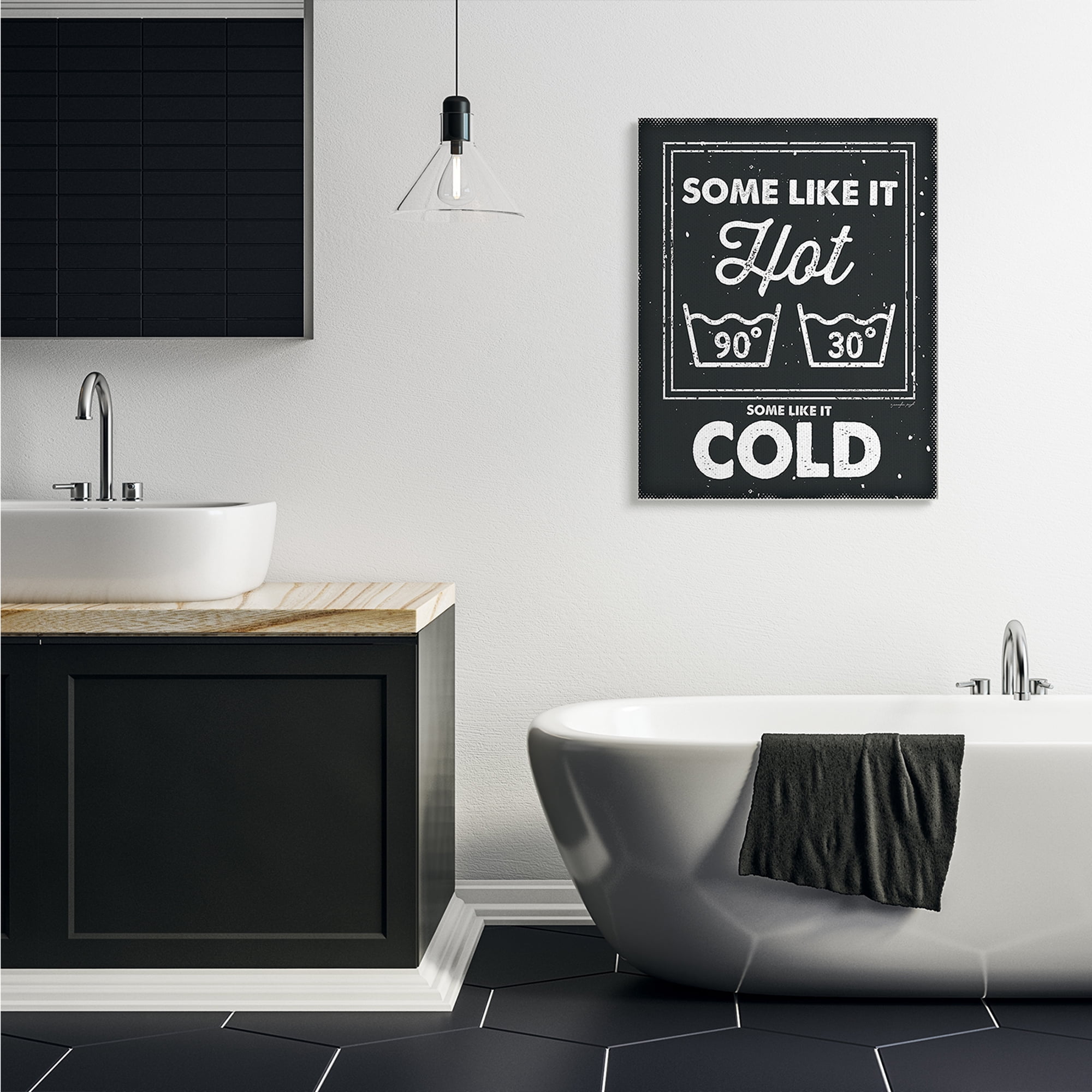 Stupell Industries Some Like It Hot Phrase Family Laundry Humor ,30 x 40,Designed by Jennifer Pugh