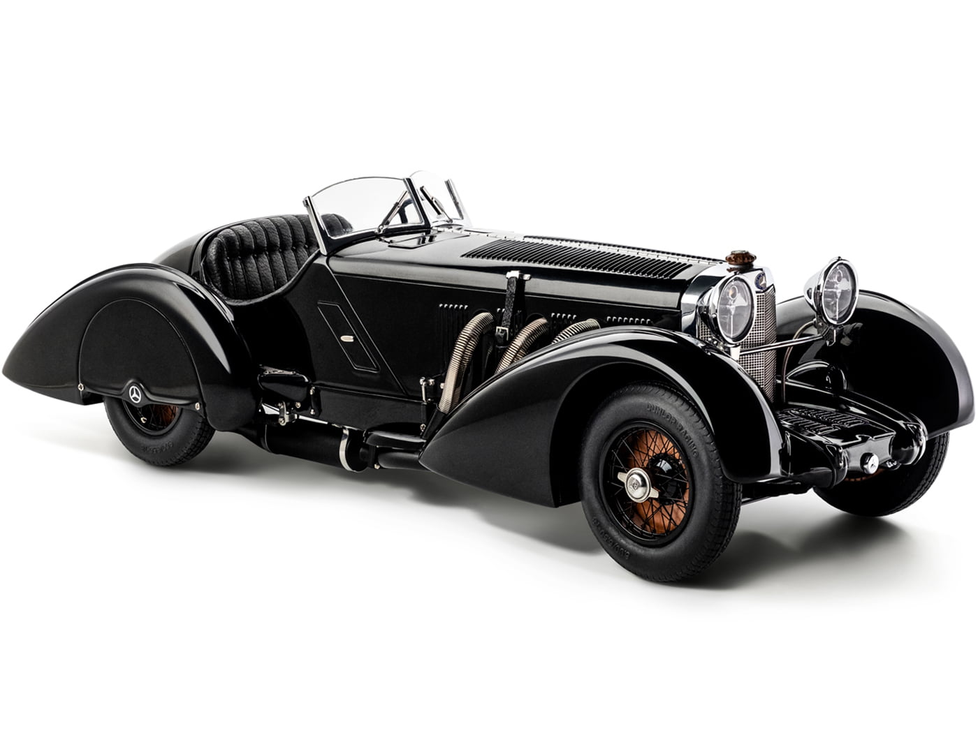 1932 Mercedes Benz Ssk Trossi The Black Prince 1 18 Diecast Model Car By Cmc Walmart Com