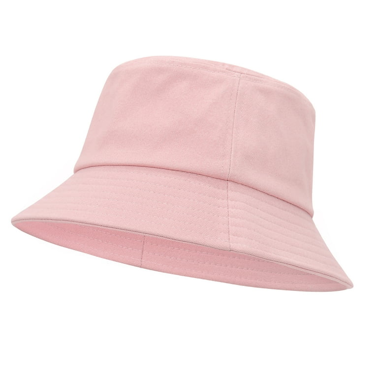 American Trends unisex Bucket Hat for Women Men Sun Hat for Women with UV Protection for Outdoor Sports Beach Packable Summer Hats for Women Pink