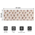 thumbnail image 5 of Beige Highland Cow Dot Pattern Door Rugs,Washable Non Slip Door Mats Indoor,Decorative Door Mats,Entry Mat Indoor for Entrance,Bedroom,Kitchen,Bathroom,16"x47", 5 of 6