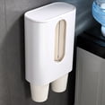 thumbnail image 4 of RKSTN Cup Rack Disposable Cup Rack Automatic Cup Paper Cup Rack Wall Mounted Home Water Dispenser Put Water Cups Shelves Kitchen Gadgets, 4 of 4