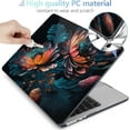 thumbnail image 3 of Funda para MacBook Air M3 M2 2024 2023 con M3 M2, funda transparente compatible con el modelo A3114 A2941 para MacBook Air 15, 3 of 4