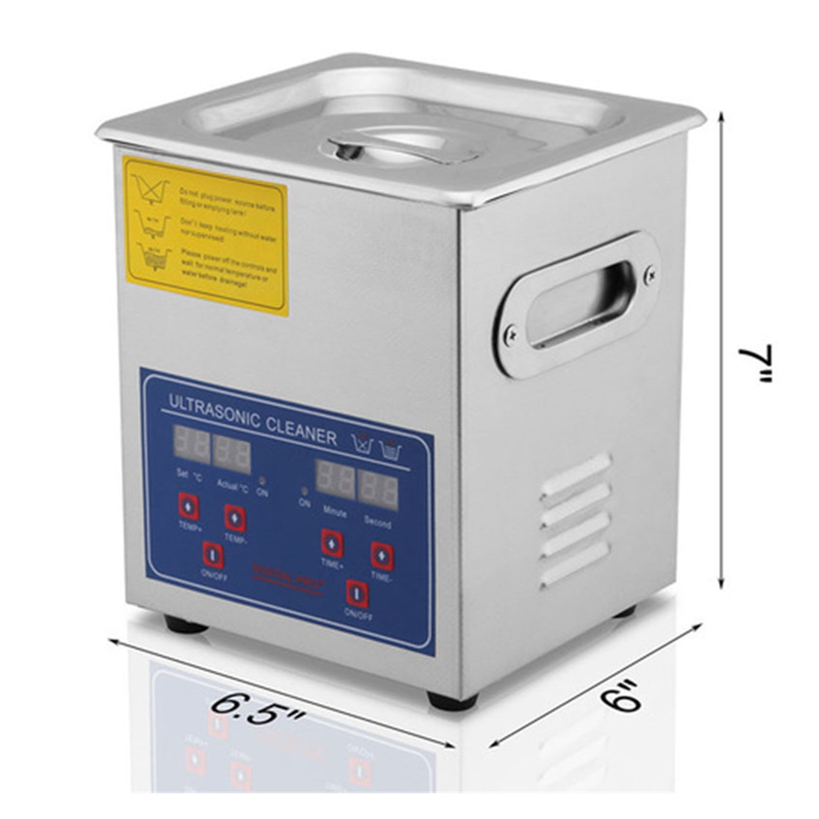 Ultrasonic Vinyl Record Cleaner 3L Ultrasonic Cleaner Jewelry Glasses Watch Cleaning Small Ultrasonic Cleaning Machine Laboratory Small Parts