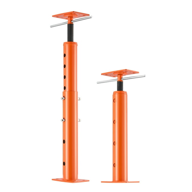 KFFKFF House Floor Jacks, 2 Pack 19-36 Inch Height Range, 18000 lbs Max Load Capacity, Adjustable Support Beam Basement Jack Post Pole for Leveling, Lift Post