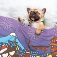 thumbnail image 3 of Lsque Sanrio Pattern Waterproof Throw Blanket Pet Blanket for Dogs & Indoor Cats, Washable - Shaggy Plush Calming Long Faux Fur & Velvet Dog Blanket -, 3 of 8