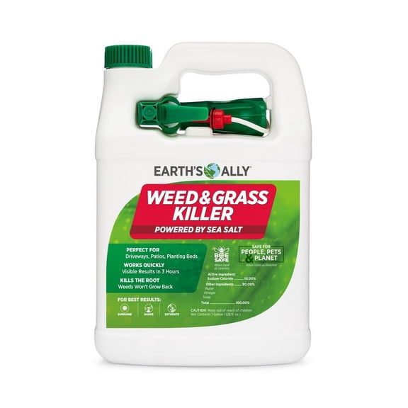 Earth's Ally Weed and Grass Killer 1 gal Ready-to-Use Natural Herbicide for Organic Gardens
