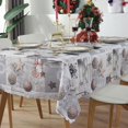 thumbnail image 3 of Nappe de Noël Imperméable en Polyester Gaufrée Rectangulaire Fête Fête Dentelle, 3 of 6