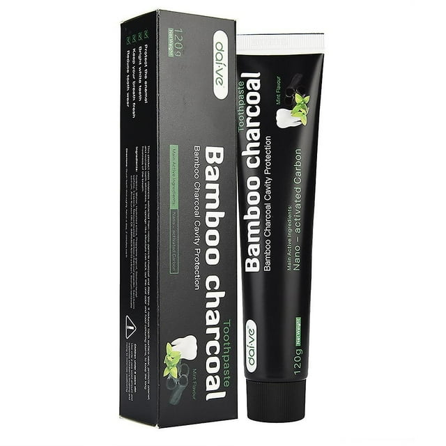 Pasta de dientes HUOGUO Carbón Activado Blanqueadora de Dientes 120g