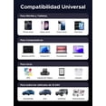 thumbnail image 4 of Cargador para Auto UGREEN Negro Retráctil USB C 3 en 1 con Cable Tipo C 60W Carga Rápida Compatible, 4 of 10