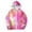 Hot Pink, variant on Kid's Hoodies Gradient Color Printed Hooded Full Zippper Jacket with Pocket Trendy Casual Athletic Outwear