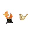 thumbnail image 1 of Escultura de pez,Escultura de pez,decoración para el hogar,figurita de carpa,buena suerte,Figura de pájaro,Figura de pájaro dorado,decoración para el hogar,estatua de animal,Estatuas, 1 of 8