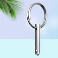 thumbnail image 5 of Monyance clevis pins 4 Pcs Stainless Steel Quick Release Bimini Pin Spring Marine Safety Pin Marine Boat Parts and Accessories(2.56X1.18X0.39Inches), 5 of 10