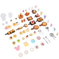 thumbnail image 1 of Mini juego de juguetes alimenticios Kimo, 100 piezas, accesorios de resina para casas de muñecas, 1 of 7