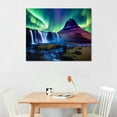 thumbnail image 2 of ARISTURING Aurora Canvas Wall Art for Living Room Mountain Framed Canvas Prints Landscape Pictures Painting Artwork Modern Office Home Decor for Bathroom Bedroom Dining, 2 of 4
