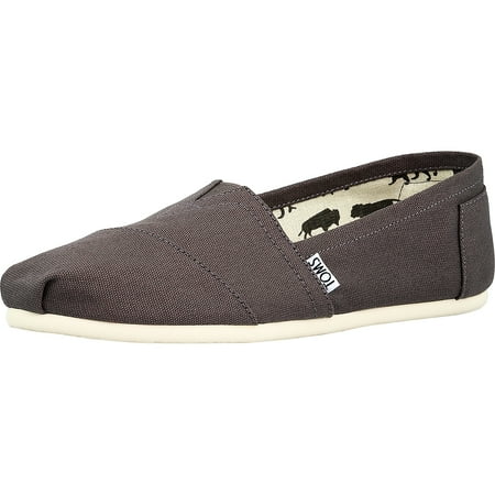 Toms Men's Classic Canvas Ash Ankle-high Flat Shoe - 9.5m 