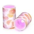 thumbnail image 7 of Yayeee Flameless Candles with Remote Flickering Battery Operated Multi Color Changing, Floral Orange, 7 of 7