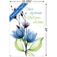thumbnail image 3 of Transparent Flowers - Dreams Wall Poster, 22.375" x 34", 3 of 6