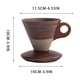 thumbnail image 3 of Taza de Café Cónica de Cerámica Rústica Vintage con Asa de Madera Incrustada y Base de Madera Maciza, Taza de 200ml con Textura Escarchada para Preparación de Café Casero y Té., 3 of 6