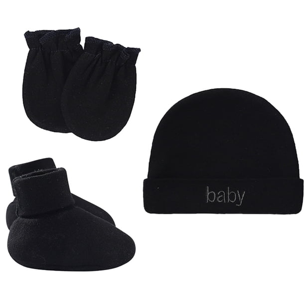Desiderio Gorro de bebé recién nacido, guantes antiarañazos, gorro de bebé, guantes antiarañazos para la cara, cubrepiés