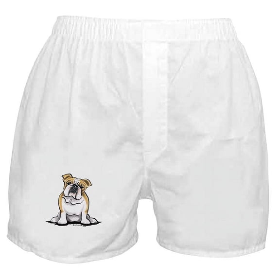 CafePress - Cute English Bulldog Boxer Shorts - Men's Novelty Boxer Shorts