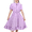 Purple, variant on Girls Dress Blue Collar Pink Flower Scary Horror Twins Halloween 6 Years