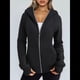 thumbnail image 5 of Sudaderas con Capucha y Cremallera para Mujer, Chaquetas de Forro , Sudaderas de Gran Tamaño, Conjuntos de Moda de Otoño, Suéteres, Ropa de Invierno. Negro M, 5 of 10