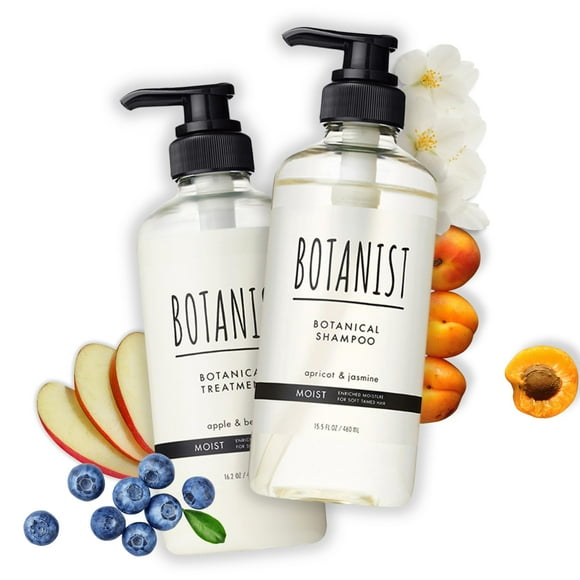 BOTANIST Keratin Shampoo and Conditioner Set for Dry& Damaged Hair, Organic Shampoo & Conditioner for Women & Men by Collagen & Hyaluronic Acid from Japan, Silicone & S