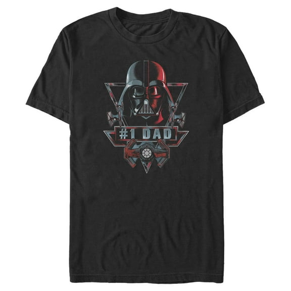 Men's Star Wars: A New Hope Father's Day Darth Vader #1 Dad  Graphic T-Shirt