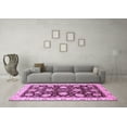 thumbnail image 3 of Ahgly Company Indoor Rectangle Oriental Purple Traditional Area Rugs, 3' x 5', 3 of 4