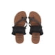 thumbnail image 1 of Sandalias Caribeñas Mahahual Azabache Talla 24, 1 of 2