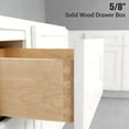 thumbnail image 5 of LUXEYARD Kitchen Base Cabinets, Sideboard Storage Cabinet, Entryway Cabinet with 1-Drawer & Adjustable Shelf, 12" W X 24" D X 34.5"H, 5 of 7