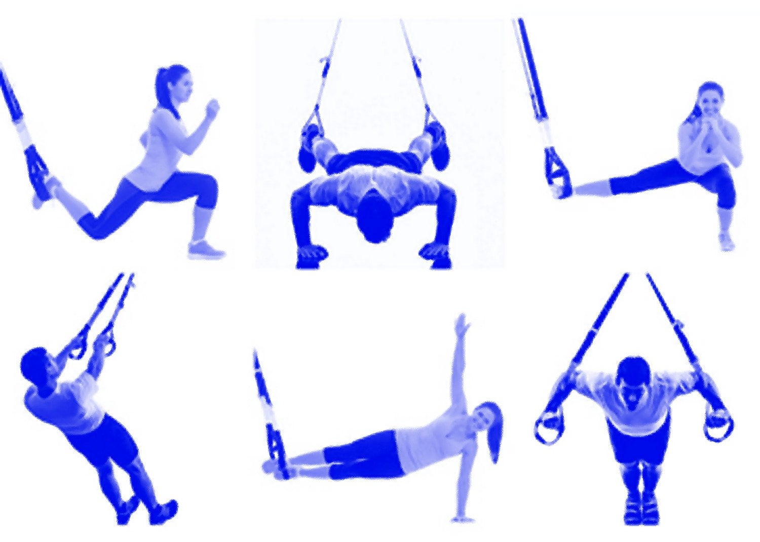 Dimok Suspension Trainer Resistance Band Full Body Workout with X-mount
