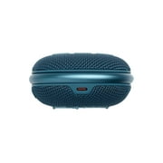 JBL Clip 4 Blue Portable Bluetooth Speaker w/divvi! Case Bundle