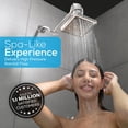 thumbnail image 3 of Shower  - High  Rain -  Luxury Design - 1-Min Install - Easy Clean Adjustable Replacement for Your Bathroom Shower Heads (Luxury Polished , 6 Inch Square), 3 of 7
